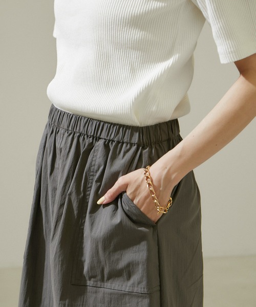 「SALON adam et rope'」 スカート FREE オフホワイト レディース_画像7