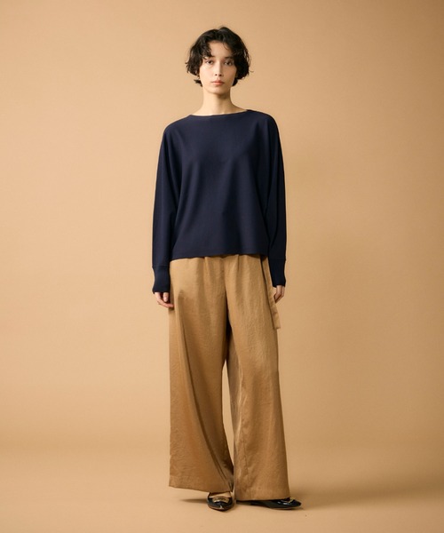 Le souk（ルスーク） ニット セーター ドルマンスリーブニットプル