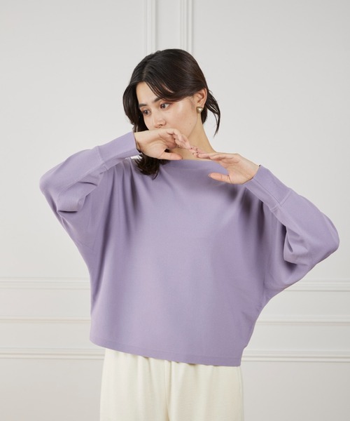 Le souk（ルスーク） ニット セーター ドルマンスリーブニットプル