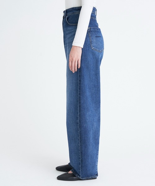 ジーンズ デニム デニムパンツ カーブテーパード ”LAURA レディース