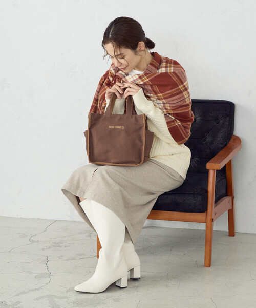 「MONO COMME CA」 ハンドバッグ FREE ブラック レディース_画像4