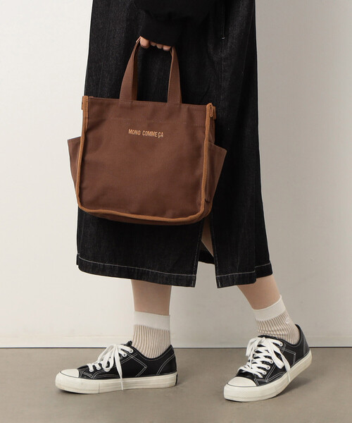 「MONO COMME CA」 ハンドバッグ FREE ブラック レディース_画像5