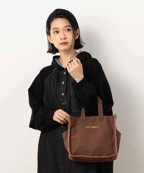 「MONO COMME CA」 ハンドバッグ FREE ブラック レディース_画像7