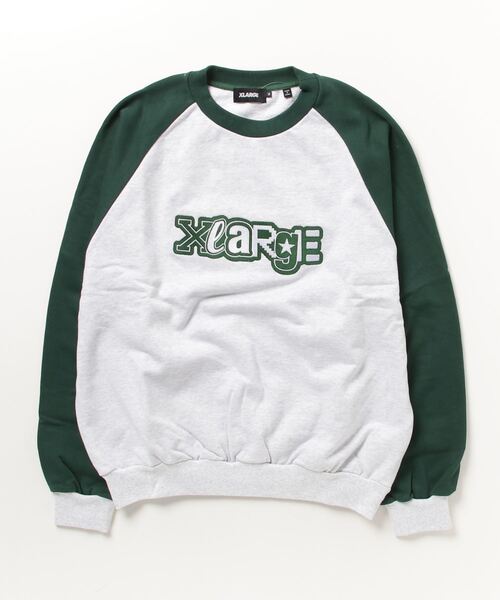「XLARGE」 スウェットカットソー M グリーン メンズ_画像2