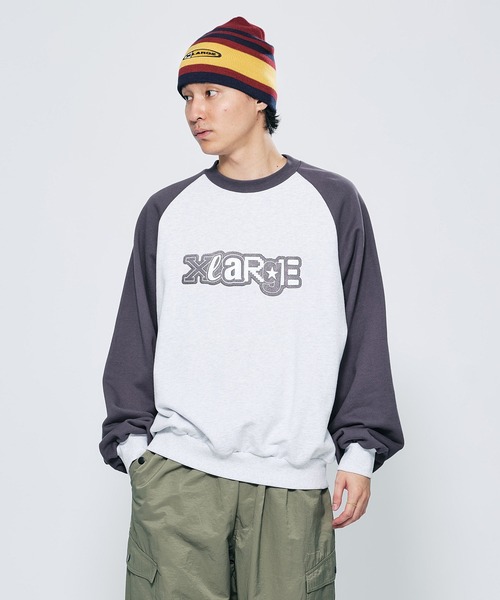 「XLARGE」 スウェットカットソー M グリーン メンズ_画像7