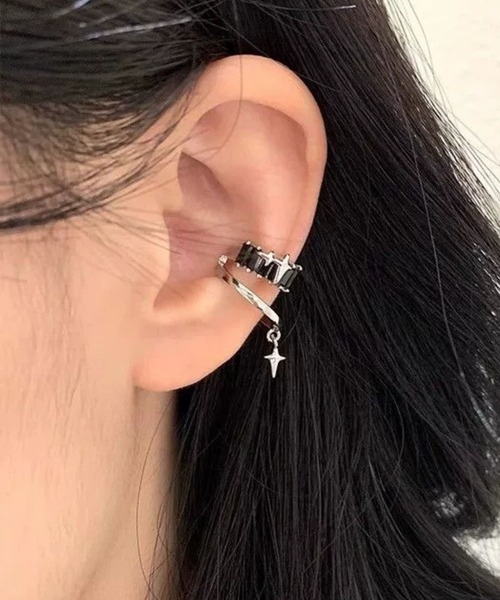 ARCHIVER イヤーカフ 「Bz」ブラックストーンイヤカフ右耳用(RZ