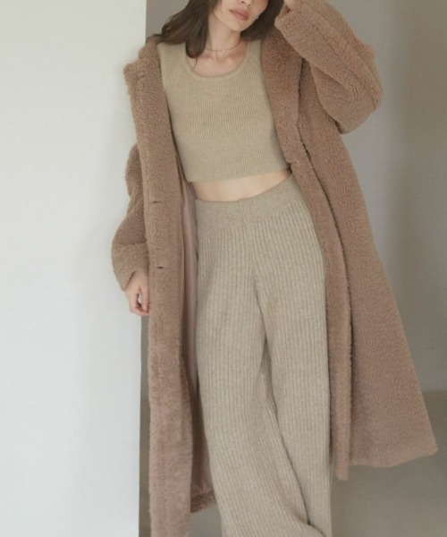 ACYM（アシーム） コート アウター Teddy volume long コート