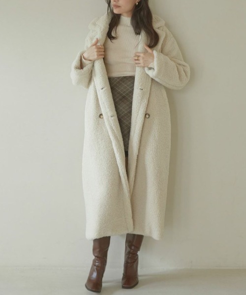 ACYM（アシーム） コート アウター Teddy volume long コート