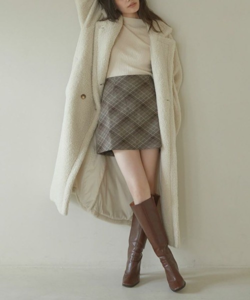 ACYM（アシーム） コート アウター Teddy volume long コート