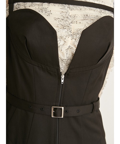 「SNIDEL」 キャミソールワンピース 1 ブラック レディース_画像7