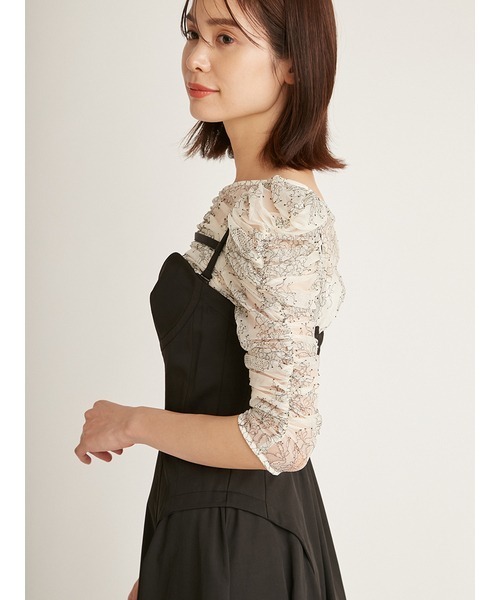 「SNIDEL」 キャミソールワンピース 1 ブラック レディース_画像8