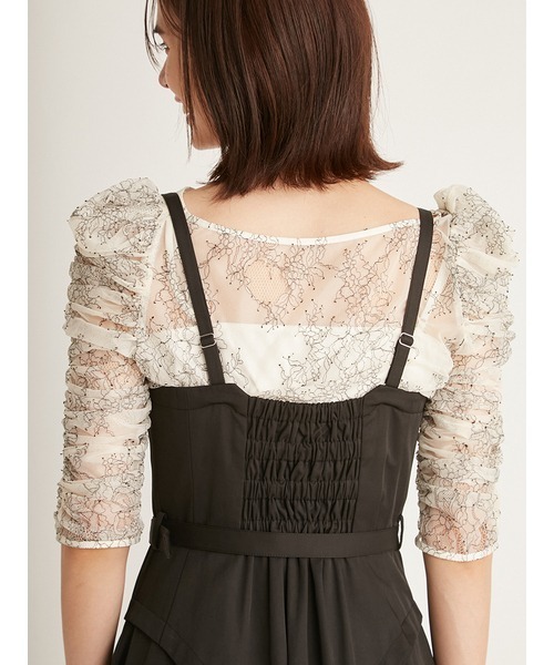 「SNIDEL」 キャミソールワンピース 1 ブラック レディース_画像9