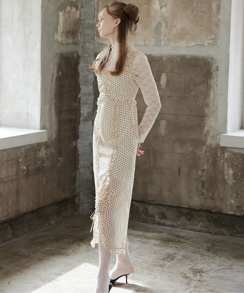 etre loin（エトルワン） パーティードレス ワンピース Frill slit 