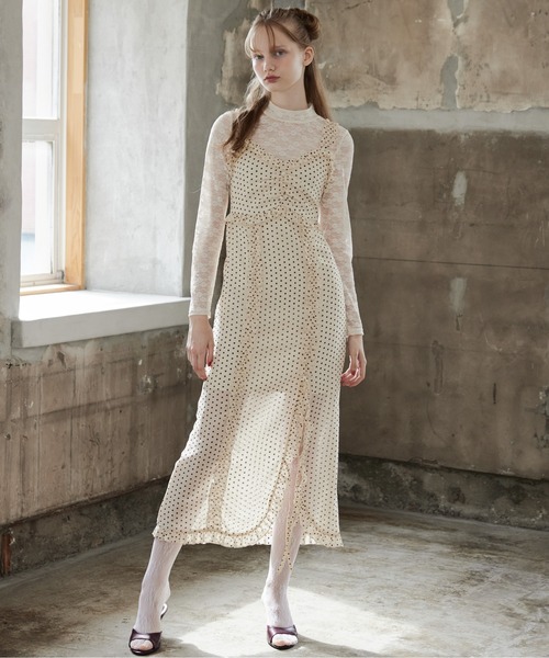 etre loin（エトルワン） パーティードレス ワンピース Frill slit 