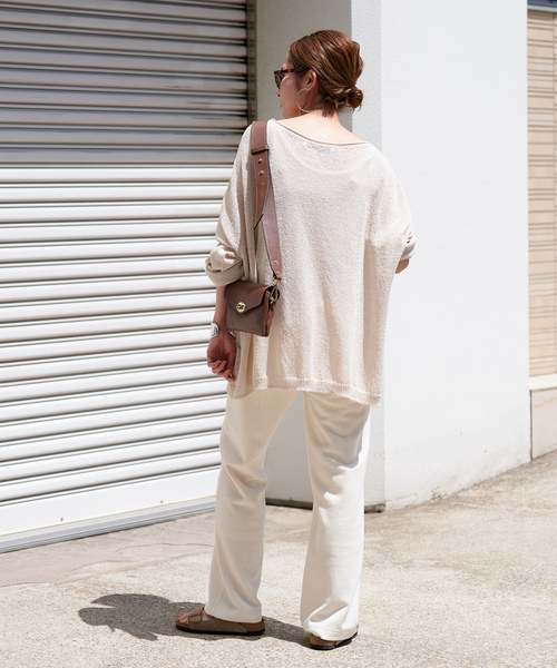 「FRAMeWORK」 長袖ニット FREE アイボリー レディース_画像4