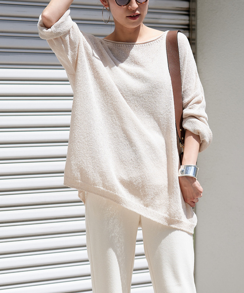 「FRAMeWORK」 長袖ニット FREE アイボリー レディース_画像5