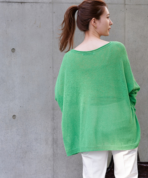 「FRAMeWORK」 長袖ニット FREE アイボリー レディース_画像9