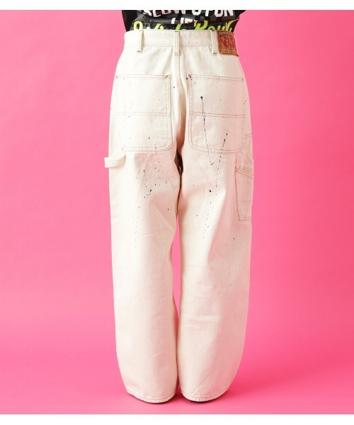 [RODEO CROWNS WIDE BOWL] Denim брюки MEDIUM голубой женский 