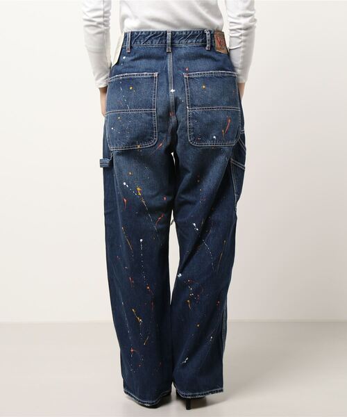 [RODEO CROWNS WIDE BOWL] Denim брюки MEDIUM голубой женский 