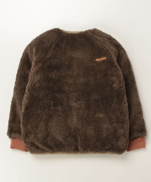 「BEAMS」 「KIDS」キルティング中綿ブルゾン 130 オレンジ キッズ_画像4