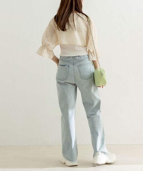 「OLIVE des OLIVE」 ボレロ FREE アイボリー レディース_画像9