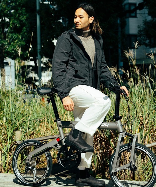 「narifuri」 ナイロンブルゾン SMALL ブラック メンズ_画像2