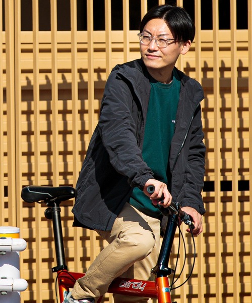 「narifuri」 ナイロンブルゾン SMALL ブラック メンズ_画像3