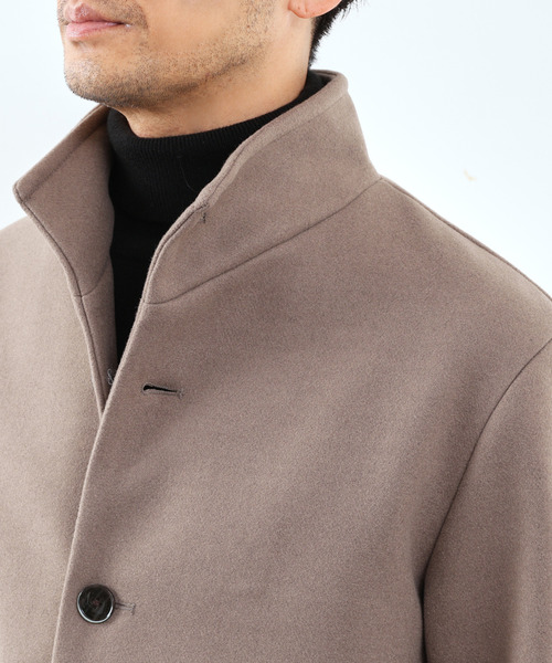 「MEN'S MELROSE」 ステンカラーコート 5 チャコールグレー メンズ_画像6