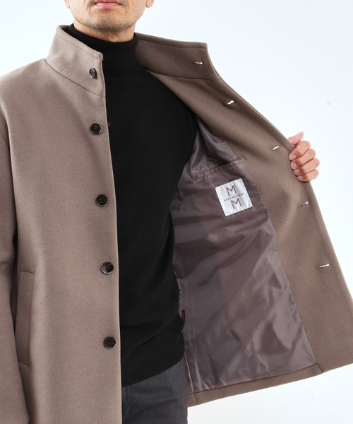 「MEN'S MELROSE」 ステンカラーコート 5 チャコールグレー メンズ_画像9