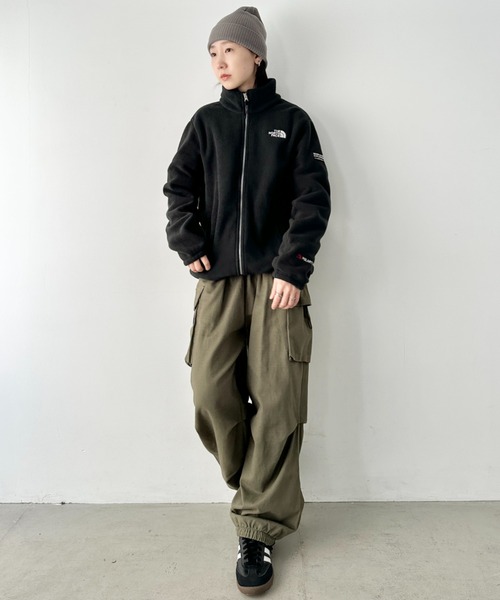 THE NORTH FACE ハイネックジップジャケット　ブルゾン　ダークグレー THE NORTH FACE（ザ ノースフェイス） ブルゾン アウター レディース