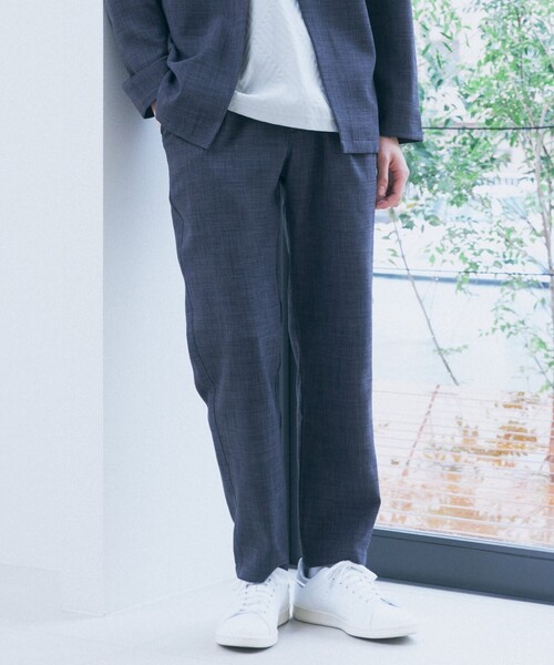 「THE SHOP TK 」 イージーパンツ 03 チャコールグレー メンズ_画像8