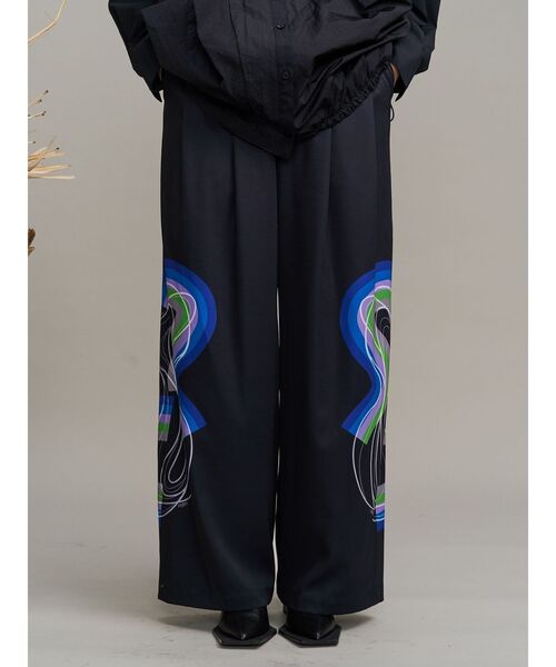 ワイドパンツ パンツ STRATUM LAYER PT / ストレイタムレイヤーパンツ レディースの画像