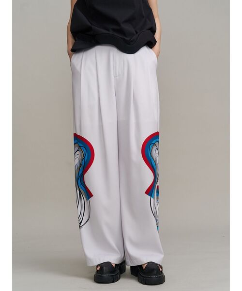 ワイドパンツ パンツ STRATUM LAYER PT / ストレイタムレイヤーパンツ レディースの画像