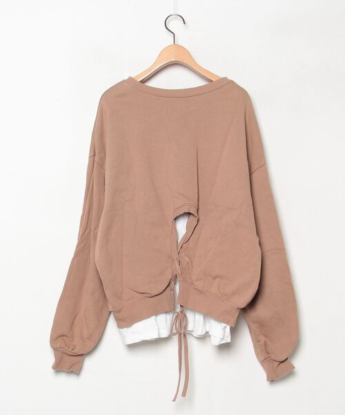 「Ungrid」 スウェットカットソー FREE モカ レディース_画像2