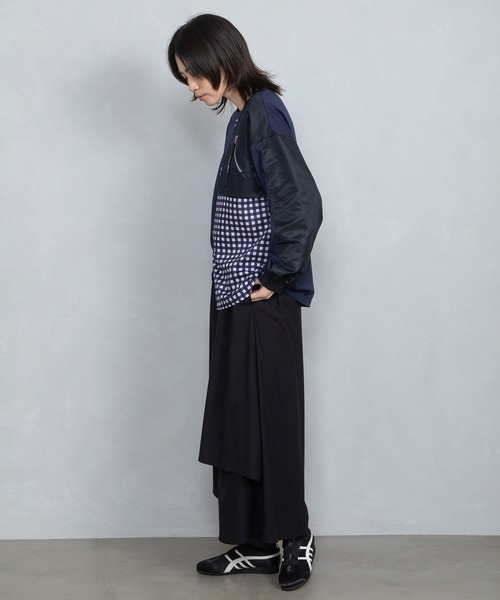 「MARECHAL TERRE」 長袖カットソー MEDIUM ブラック系その他 レディース_画像6