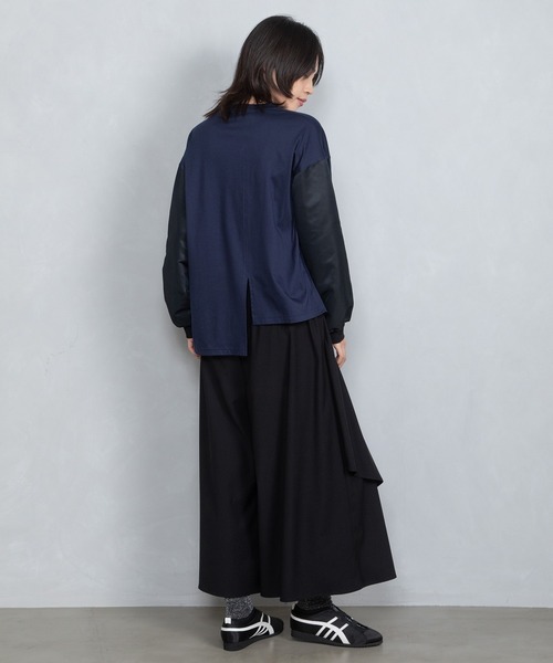 「MARECHAL TERRE」 長袖カットソー MEDIUM ブラック系その他 レディース_画像8