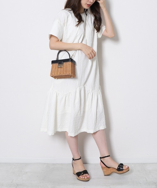 「Re.Verofonna」 半袖ワンピース MEDIUM ブルー レディース_画像5