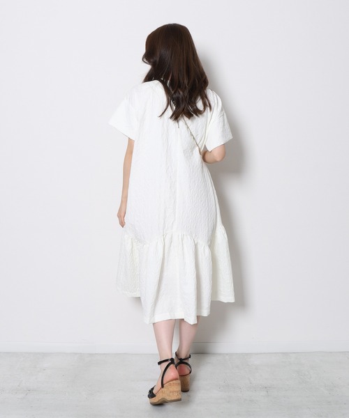 「Re.Verofonna」 半袖ワンピース MEDIUM ブルー レディース_画像6