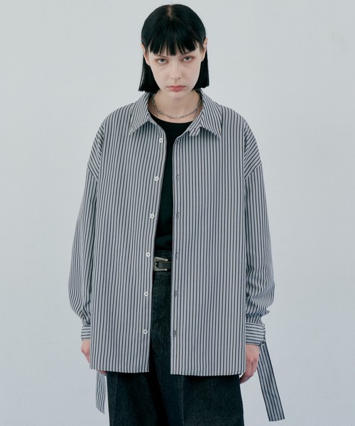 「AIVER」 長袖シャツ SMALL ホワイト メンズ_画像3