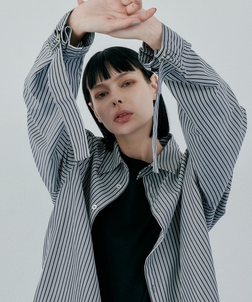 「AIVER」 長袖シャツ SMALL ホワイト メンズ_画像6