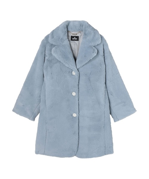 マリークワント MARY QUANT チェスターコート ダブル ロング M 黒 MARY 