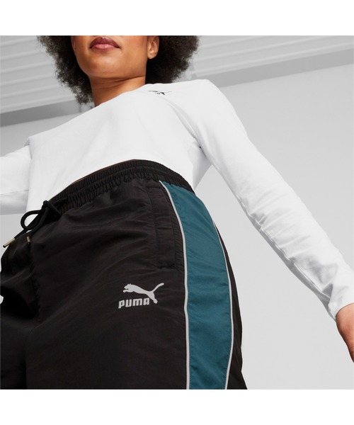 「Alexander McQUEEN PUMA」 パンツ LARGE ブラック レディース_画像7