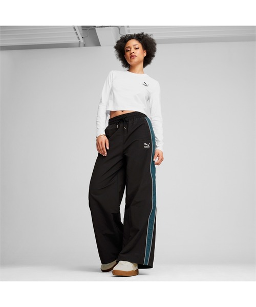 「Alexander McQUEEN PUMA」 パンツ LARGE ブラック レディース_画像8