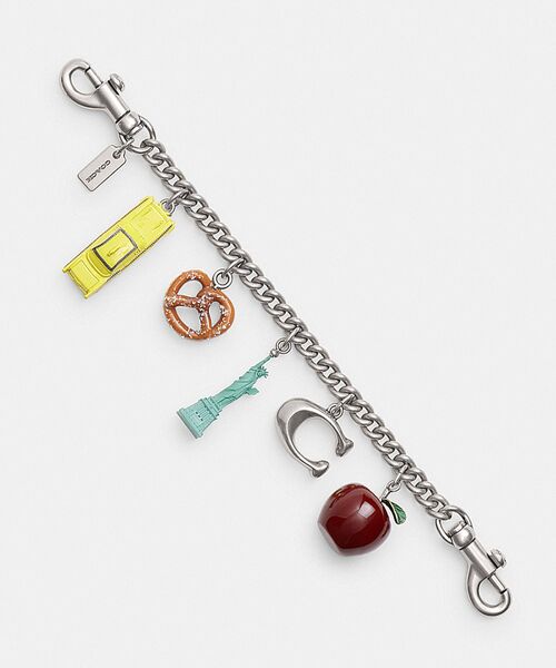 COACH（コーチ） キーホルダー ニューヨーク モチーフ チェーン バッグ