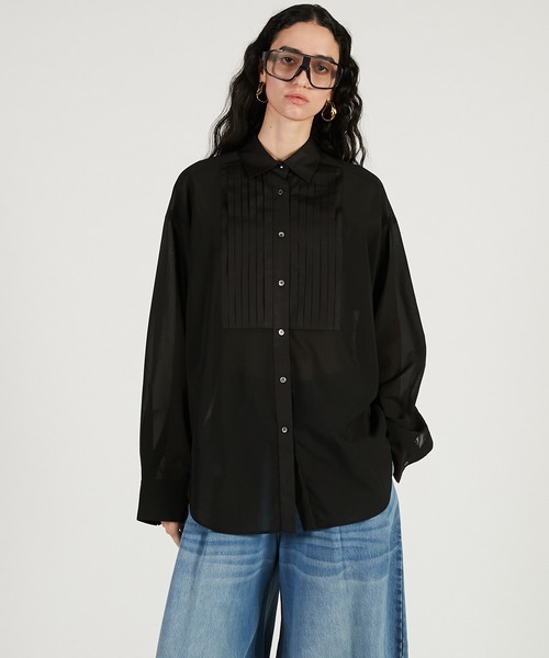 prank project ブラウス PRANK PROJECT（プランクプロジェクト） ブラウス シャツ エンブロイ