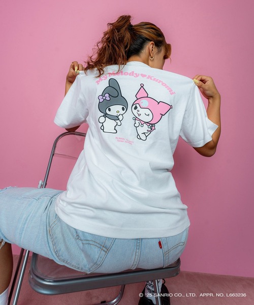 sanrio（サンリオ） tシャツ 半袖 サンリオキャラクターズ × ホーム