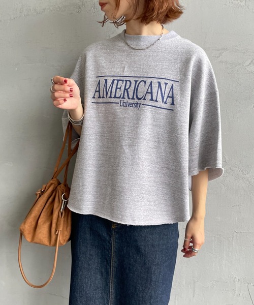 AMERICANA（アメリカーナ） トレーナー スウェット 別注 ロゴプリント