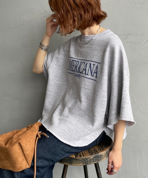AMERICANA（アメリカーナ） トレーナー スウェット 別注 ロゴプリント