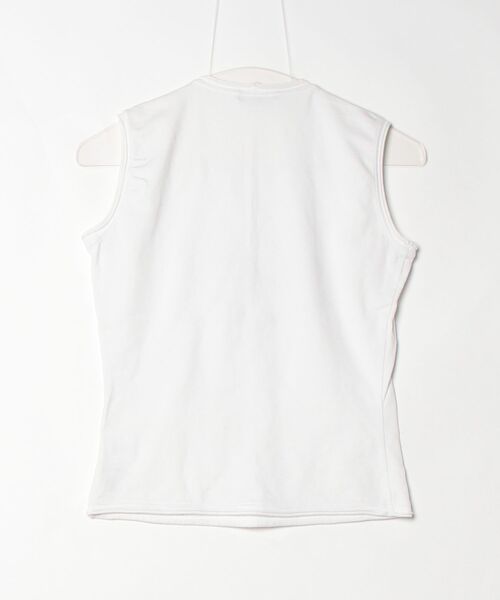 【FOXEY】美品！タンクトップ　ノースリーブ　ホワイト　40サイズ FOXEY NEW YORK 「FOXEY YORK」 ノースリーブトップス 40 ホワイト