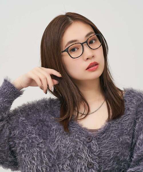 Zoff（ゾフ） 伊達メガネ メガネ 眼鏡 ウェリントン型 メガネ｜軽量